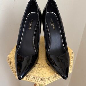 Marciano Glossy Black Heels